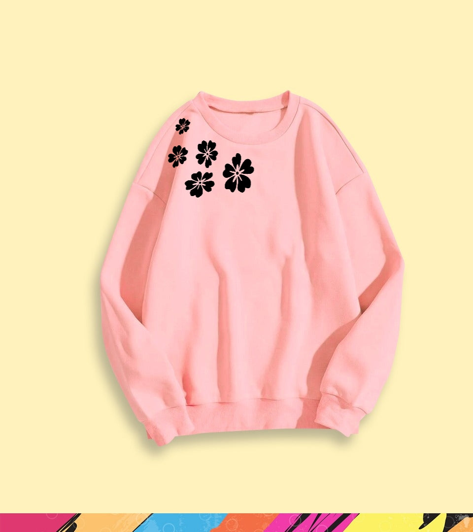 CUTE FLOWER SWEATSHIRT - teehoodie.co