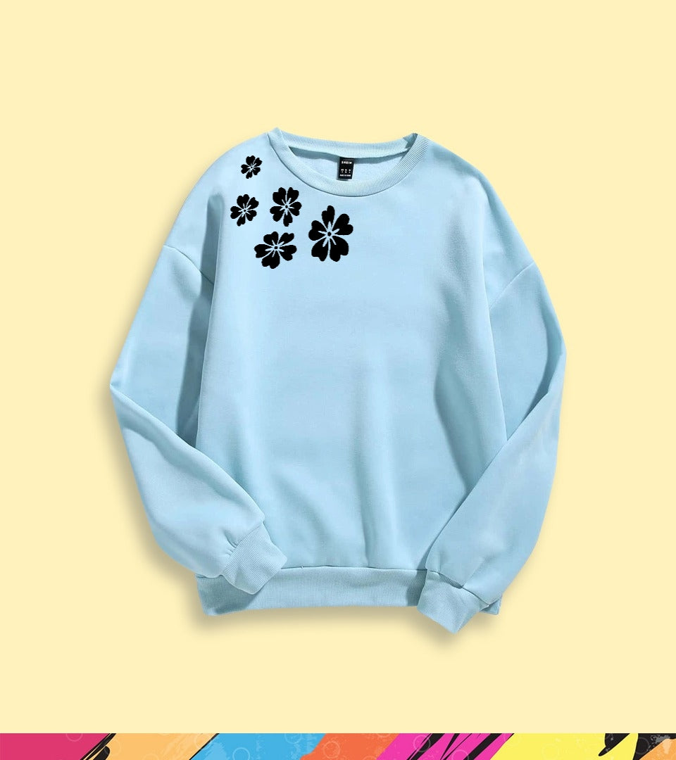 CUTE FLOWER SWEATSHIRT - teehoodie.co