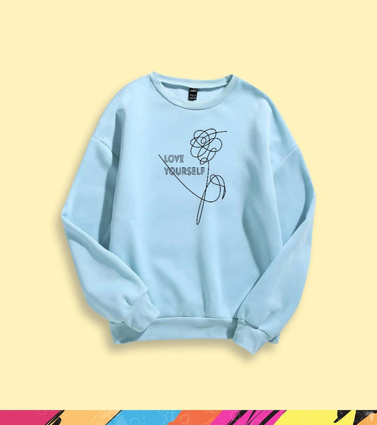 LOVE YOURSELF SWEATSHIRT - teehoodie.co