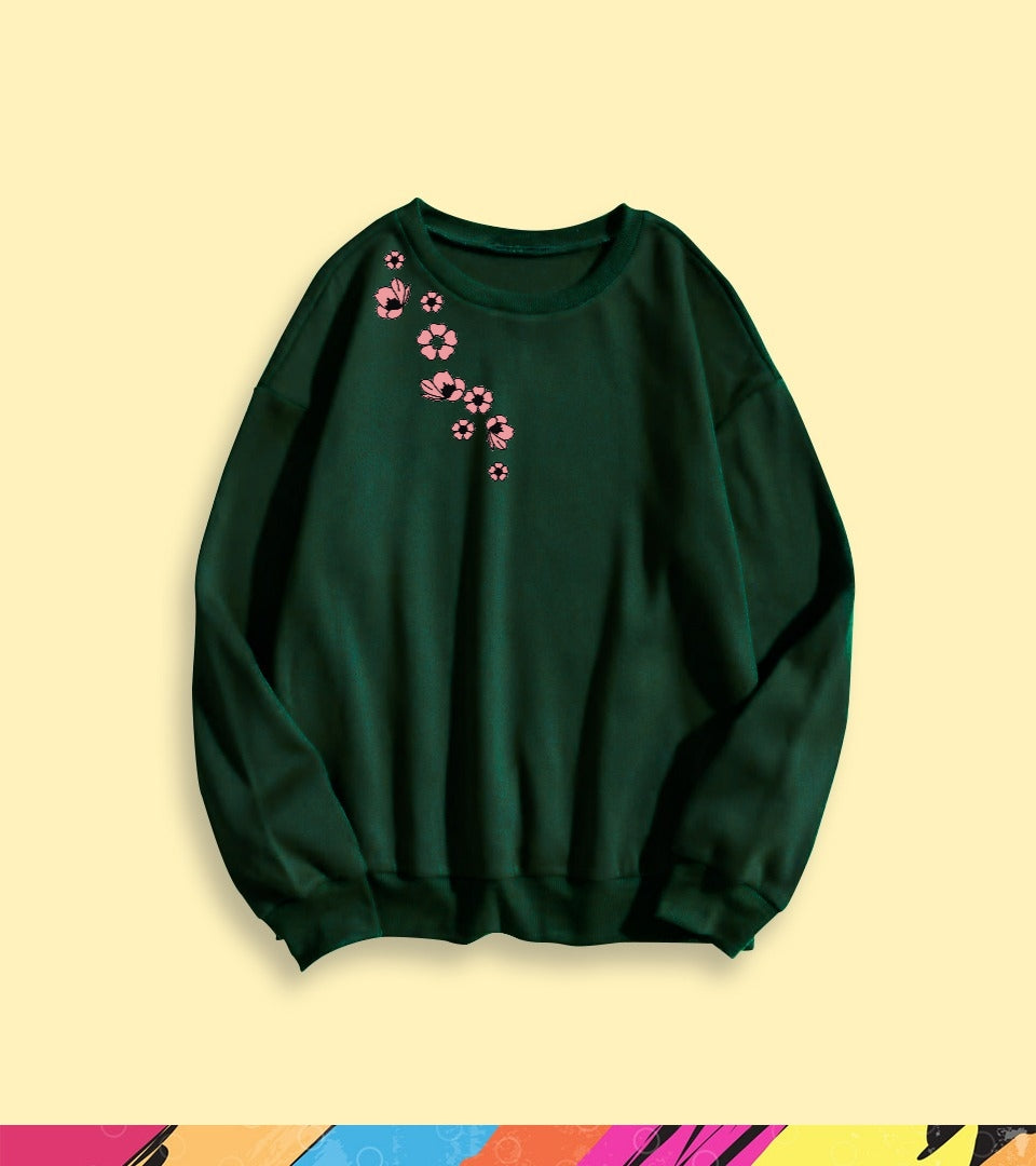 FLOWER SWEATSHIRT - teehoodie.co