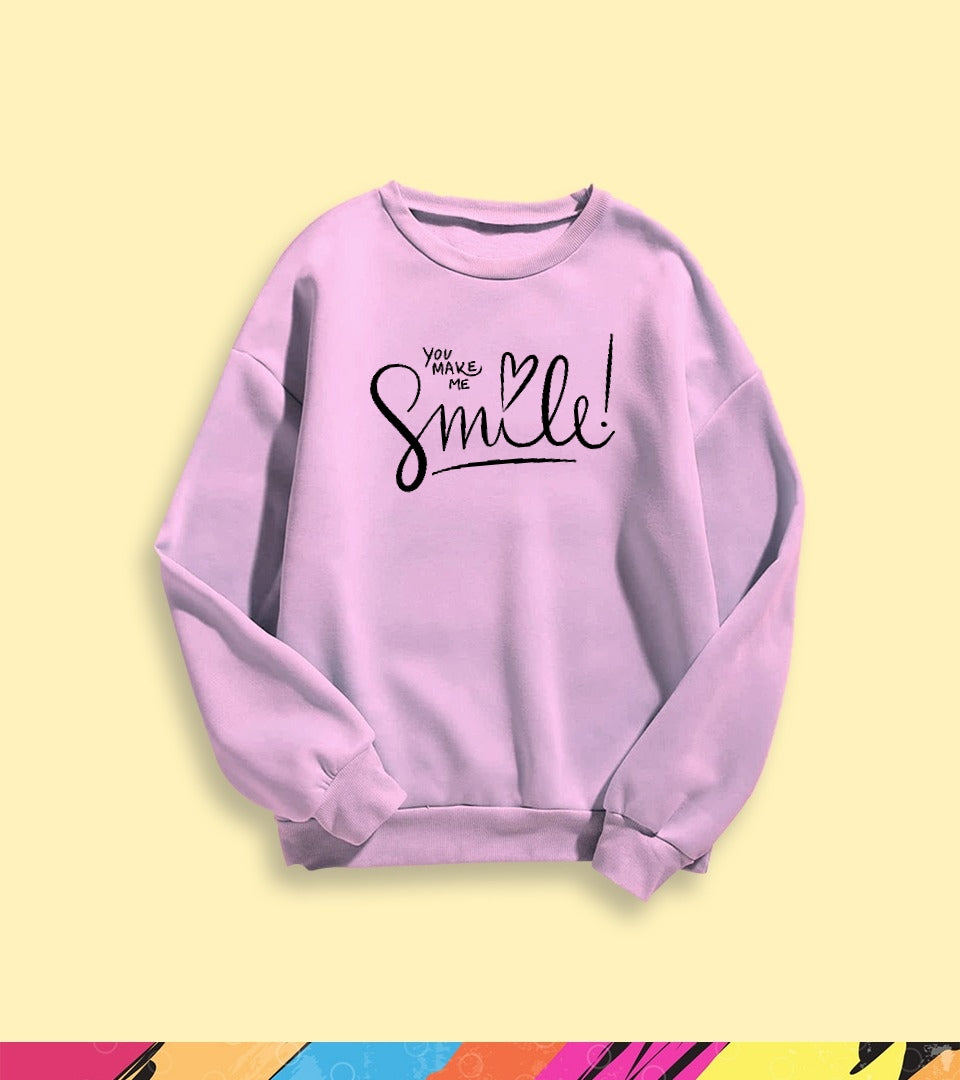 YOU MAKE ME SMILE SWEATSHIRT - teehoodie.co