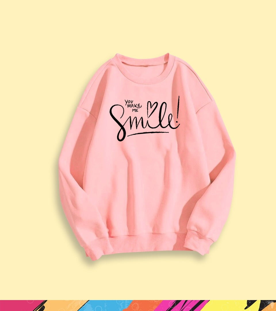 YOU MAKE ME SMILE SWEATSHIRT - teehoodie.co