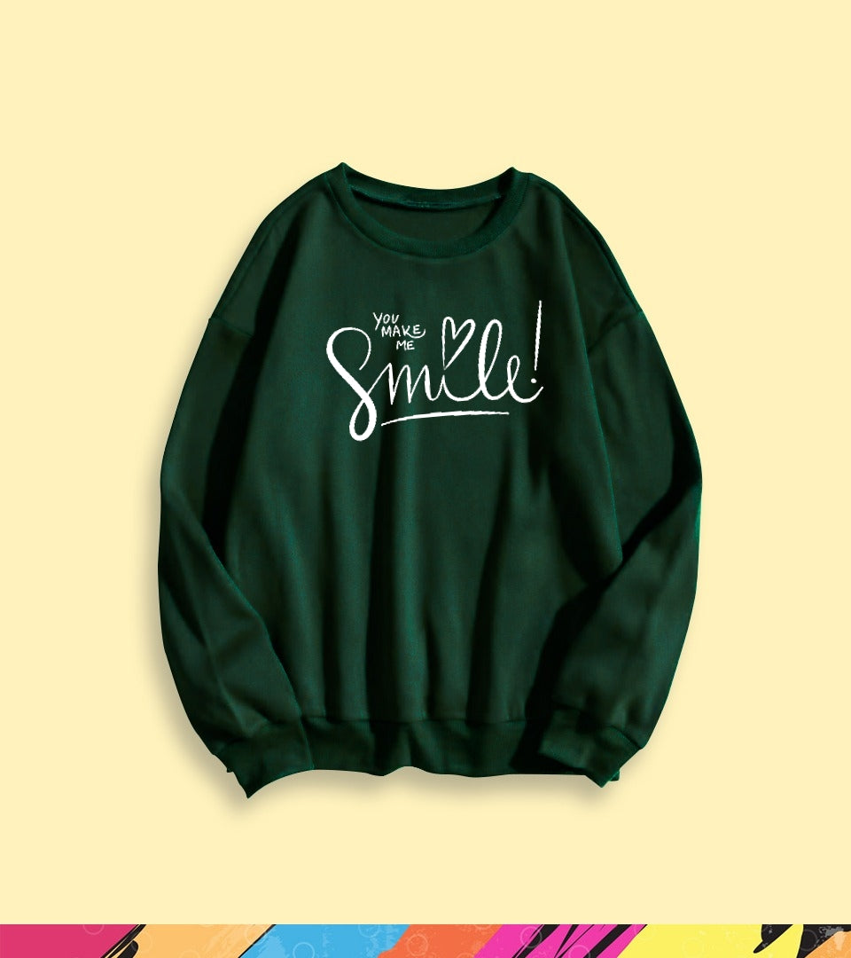 YOU MAKE ME SMILE SWEATSHIRT - teehoodie.co