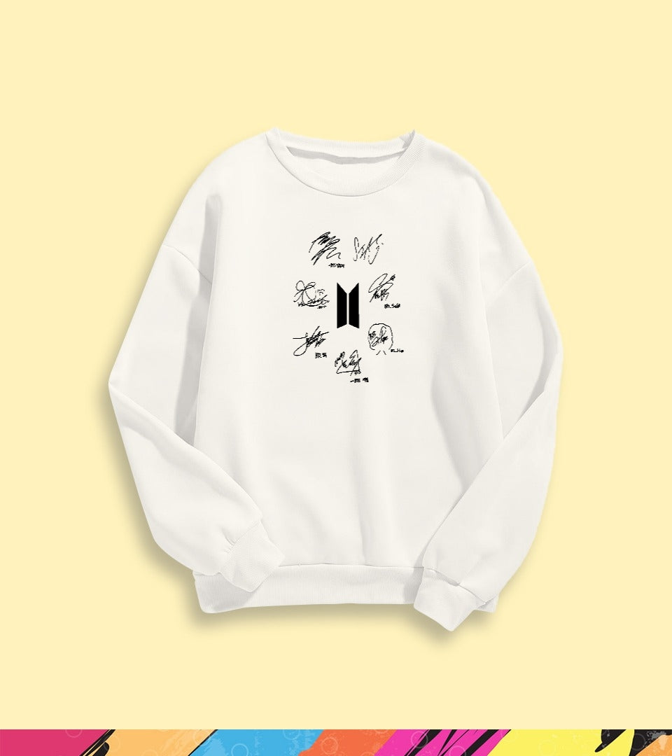 BTS SIGNATURE SWEATSHIRT - teehoodie.co