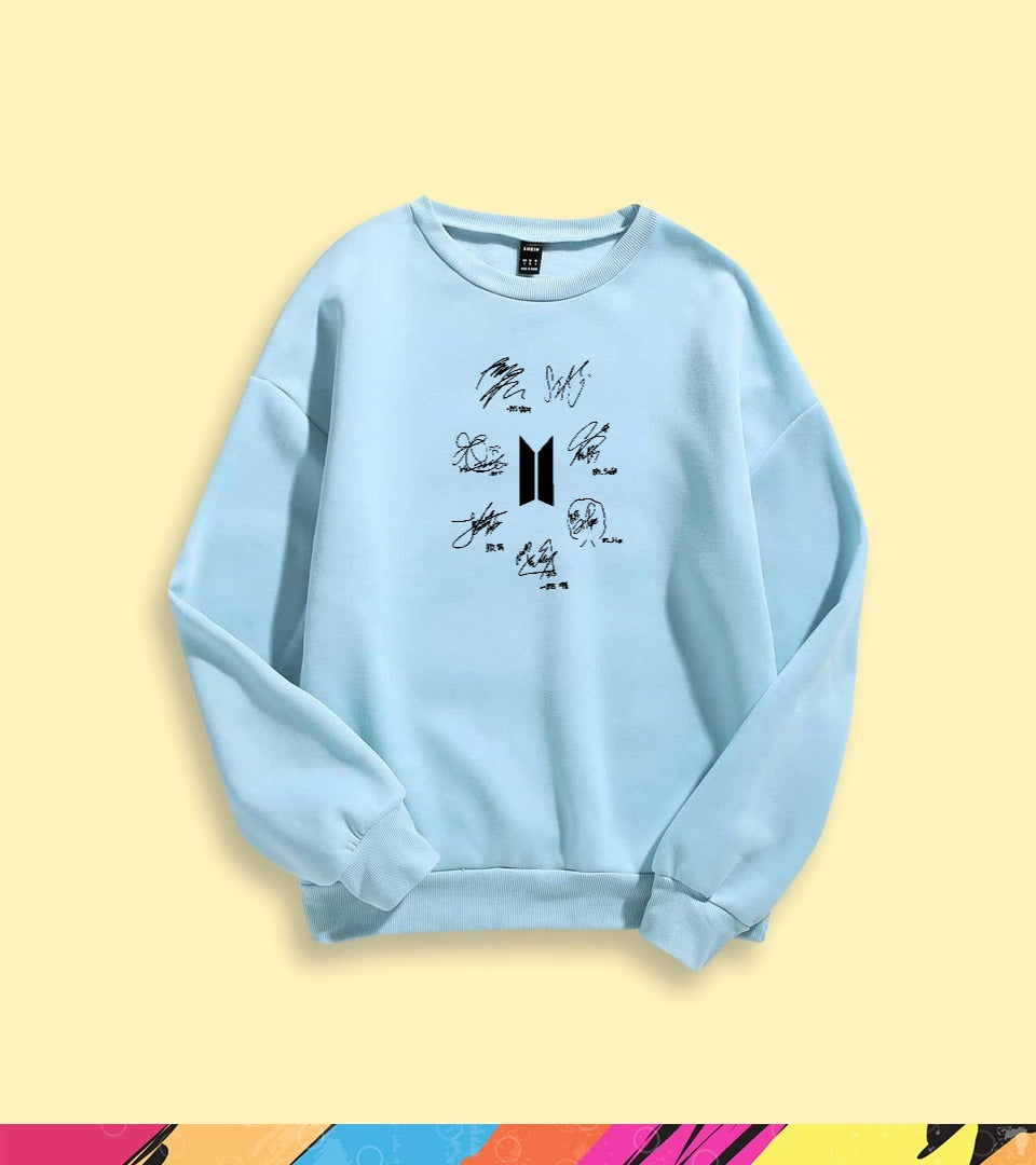 BTS SIGNATURE SWEATSHIRT - teehoodie.co