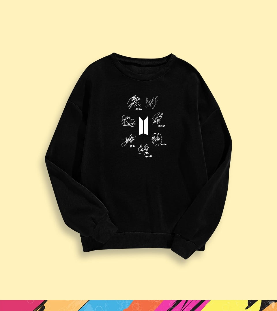 BTS SIGNATURE SWEATSHIRT - teehoodie.co