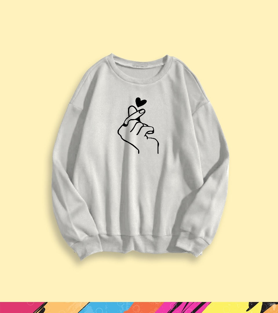 LOVE GESTURE SWEATSHIRT - teehoodie.co