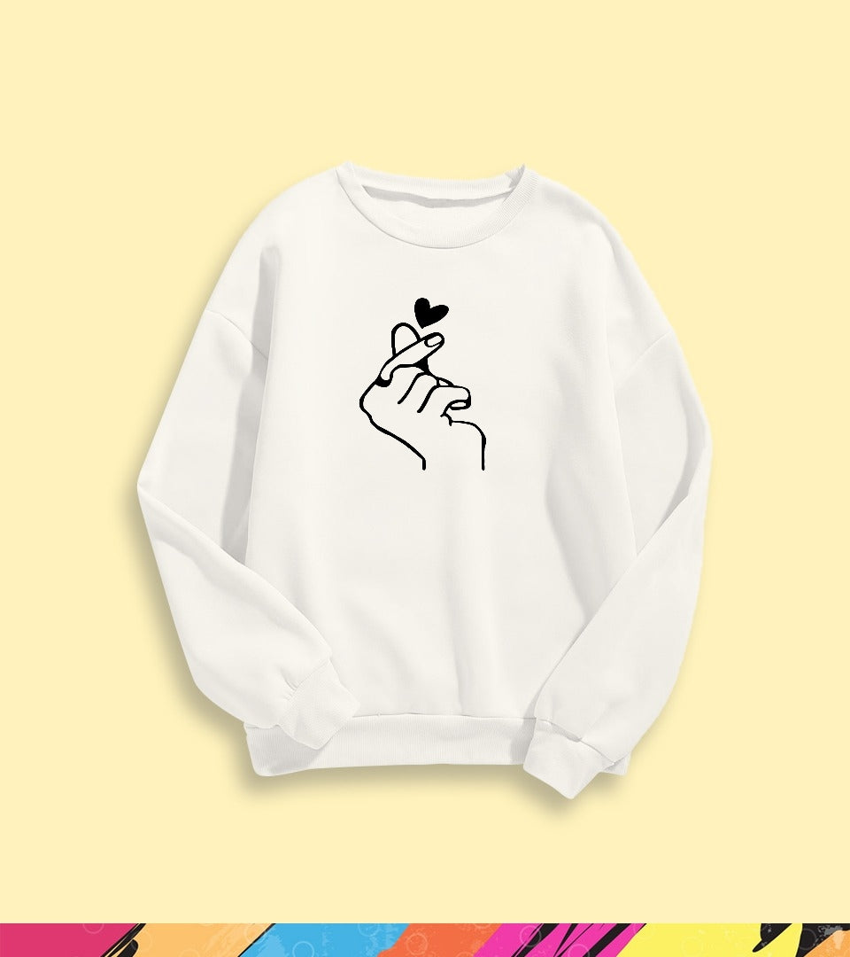 LOVE GESTURE SWEATSHIRT - teehoodie.co