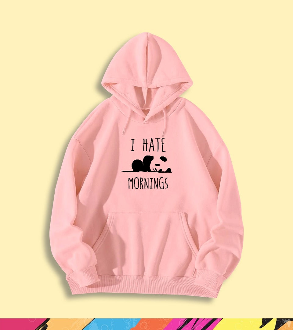 I HATE MORNING HOODIE - teehoodie.co