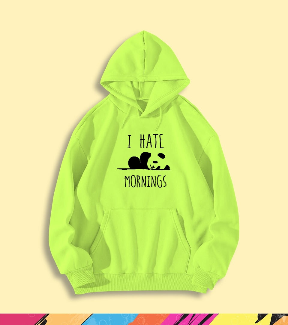 I HATE MORNING HOODIE - teehoodie.co