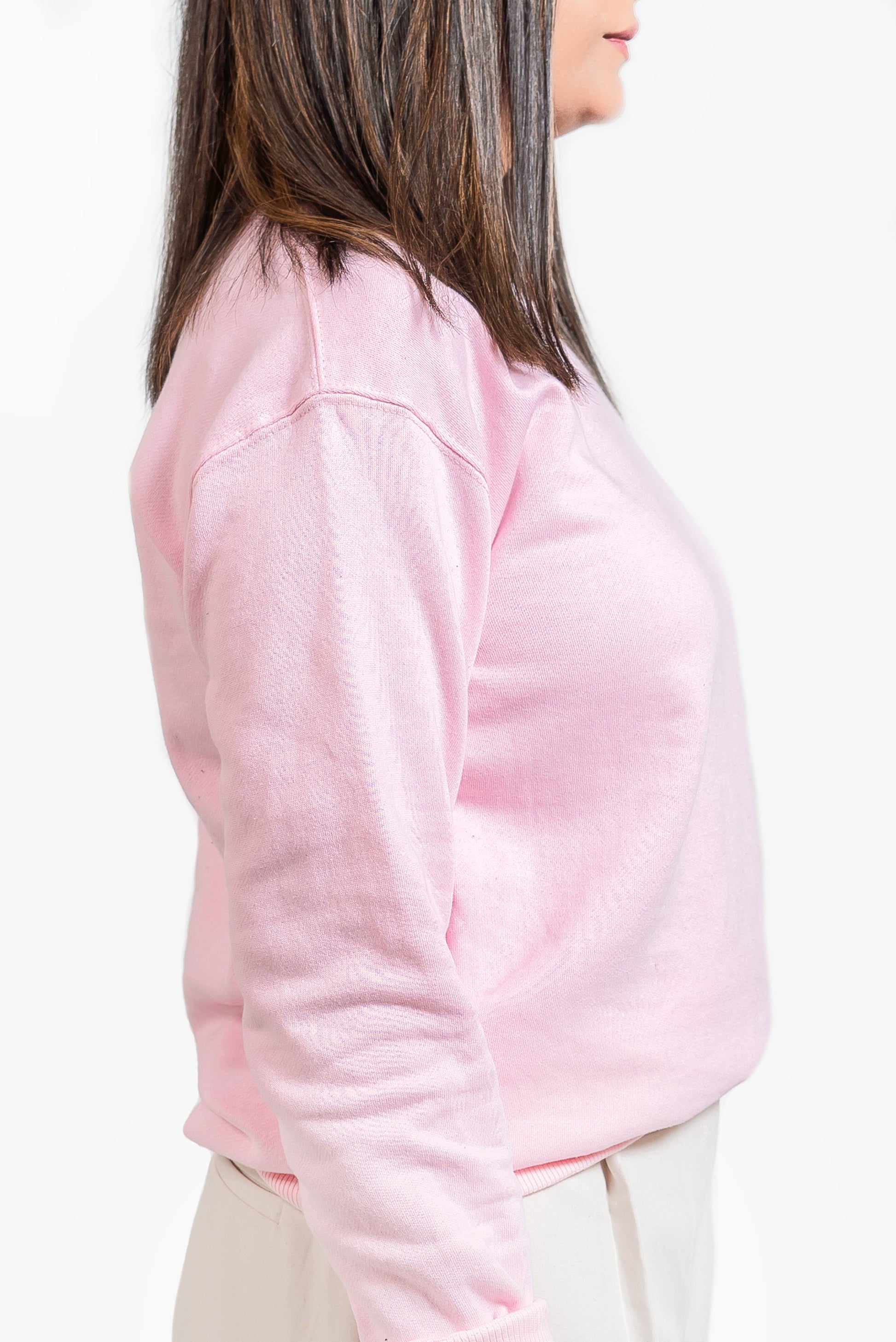 Basic Lt. Pink Sweatshirt // Women - teehoodie.co