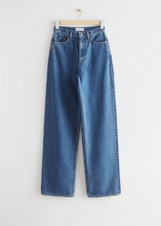 SKY BLUE WIDE LEG JEANS