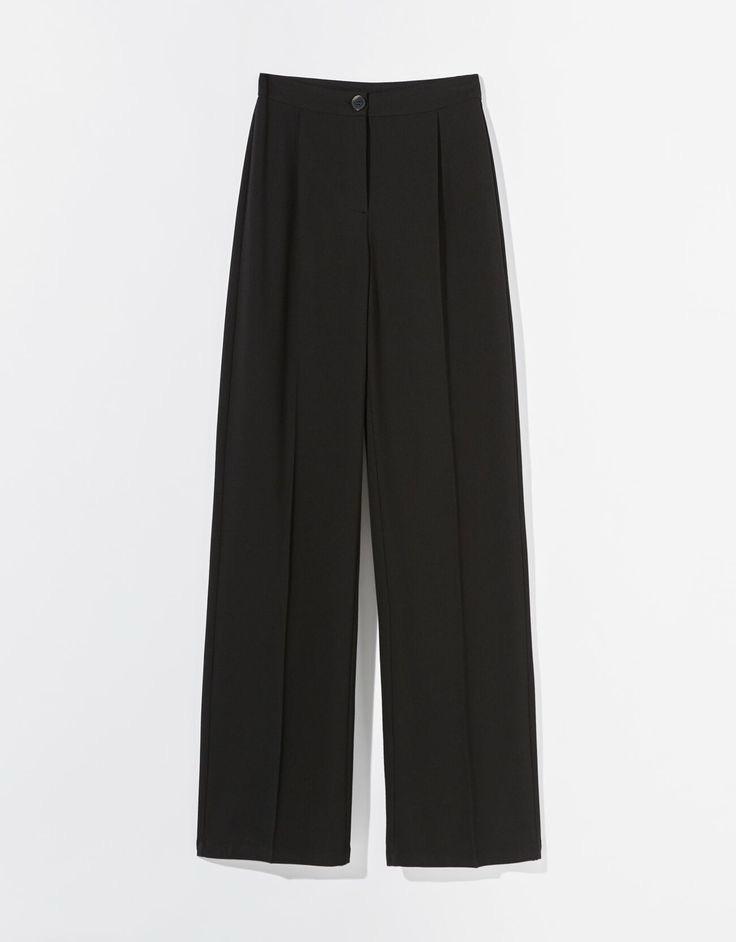 BLACK FORMAL PANT WIDE LEG