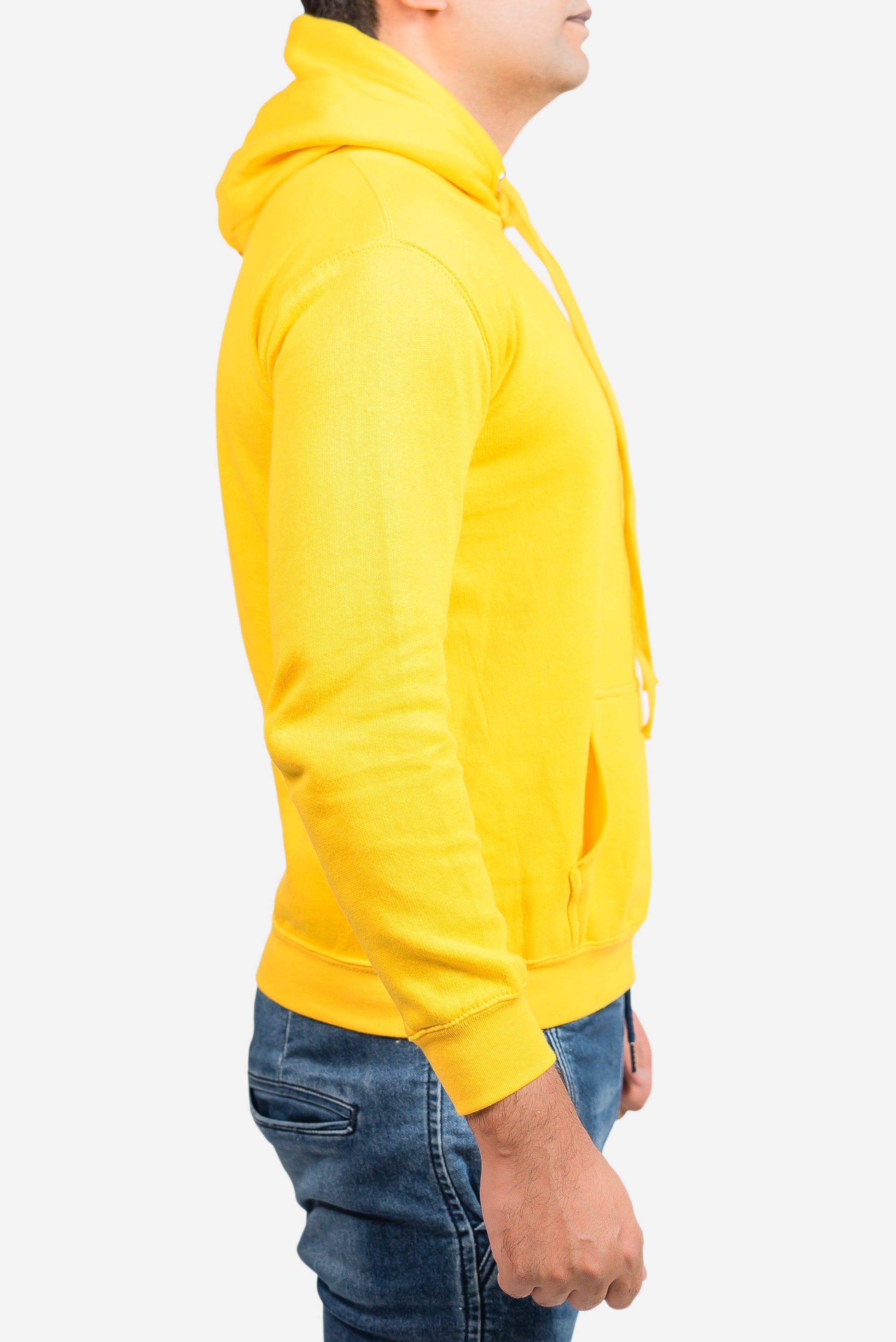 Basic Yellow Hoodie // Men - teehoodie.co