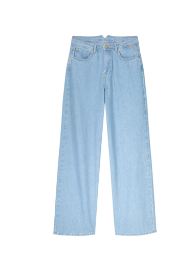 ICY BLUE WIDE LEG JEANS