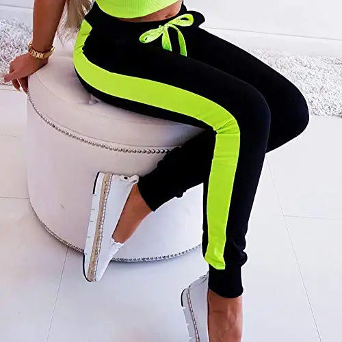 NEON SINGLE STRIPED TROUSER - teehoodie.co